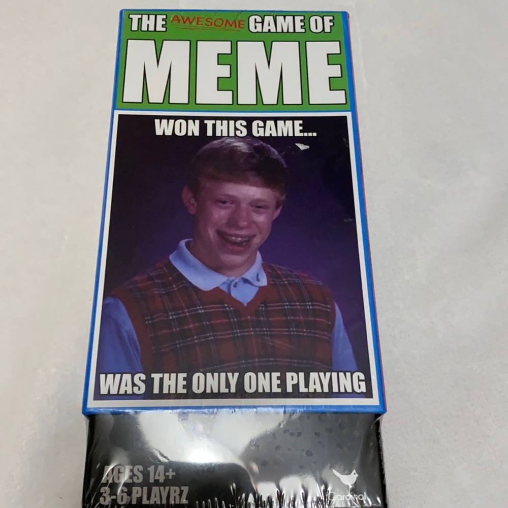 New Cardinal The Awesome Game of Meme Memes Board Card Party Humor Game Sealed